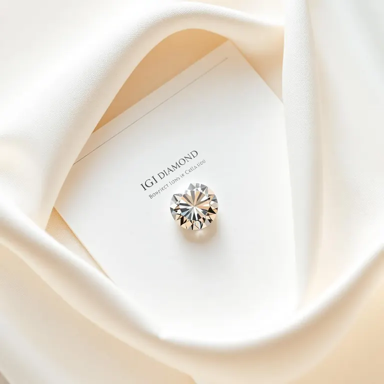 IGI certified lab-grown diamond